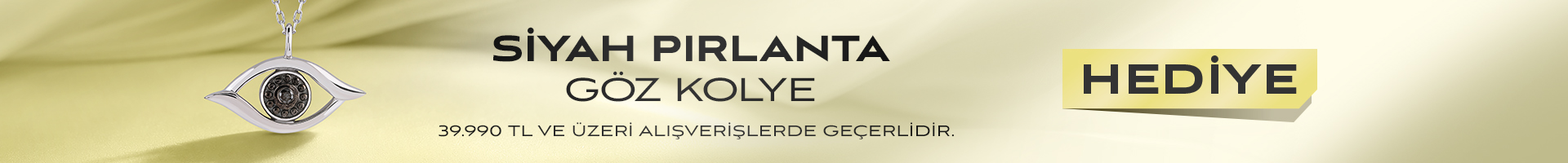 0,02 Karat Pırlanta Göz Kolye hediye