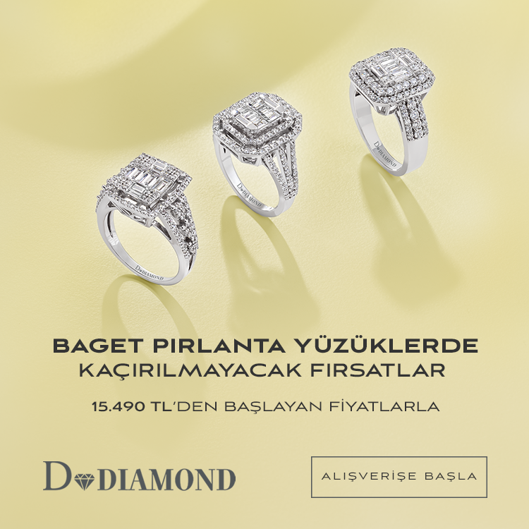 Baget Pırlanta Yüzükler 
