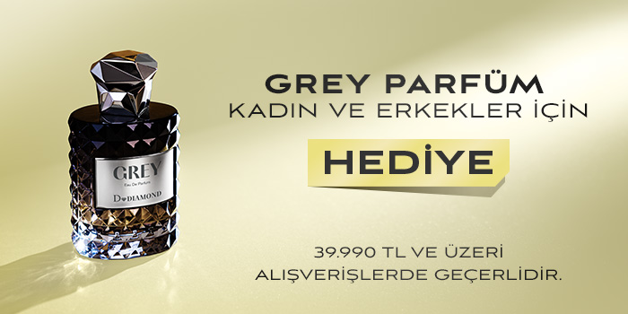 Grey Unisex Parfüm 100ML hediye