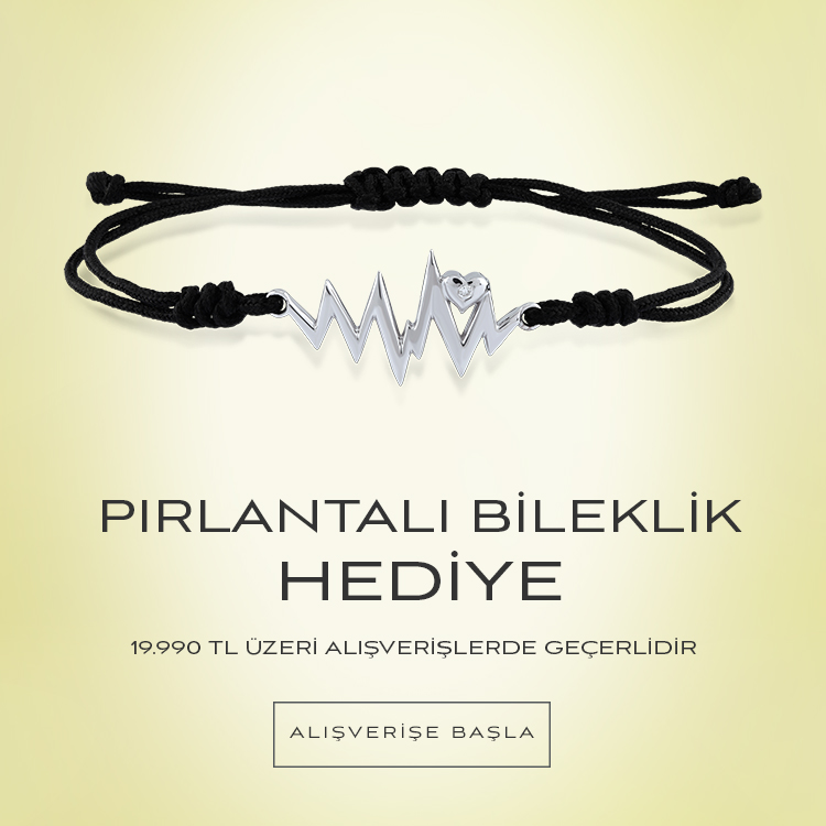Hediye Pırlantalı Bileklik