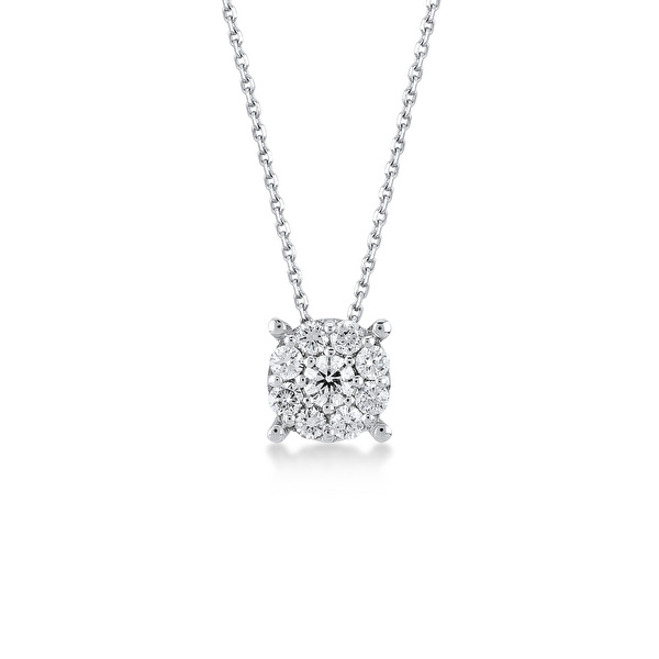 0,20 Karat Pırlanta Tasarım Kolye Ddiamond