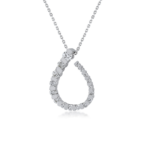 0,24 Karat Pırlanta Tasarım Kolye Ddiamond