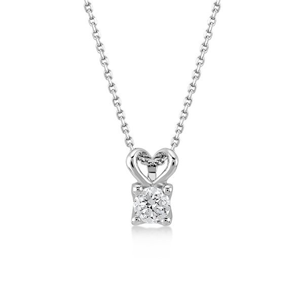 0,40 Karat Pırlanta Tektaş Kolye Ddiamond