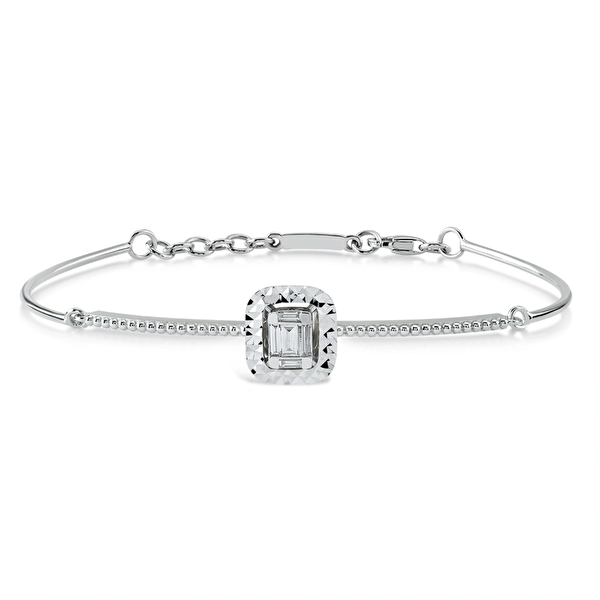 0,17 Karat Pırlanta Baget Bileklik Ddiamond