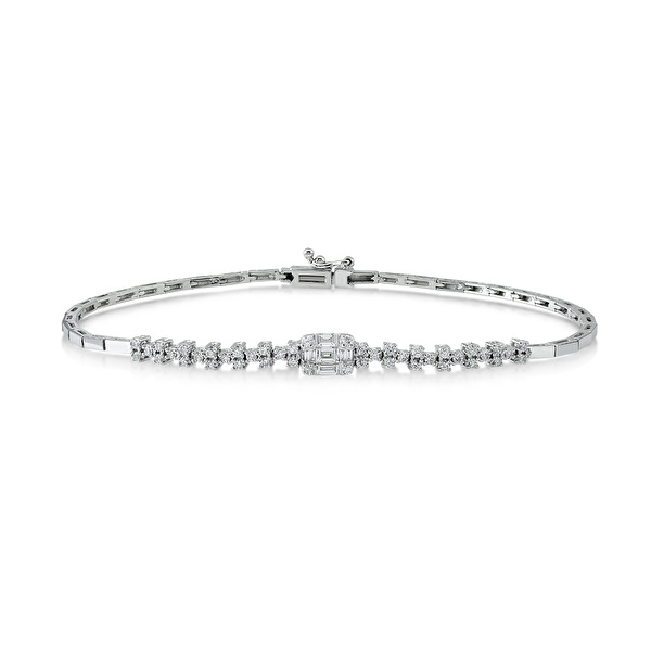0,48 Karat Pırlanta Baget Bileklik Ddiamond
