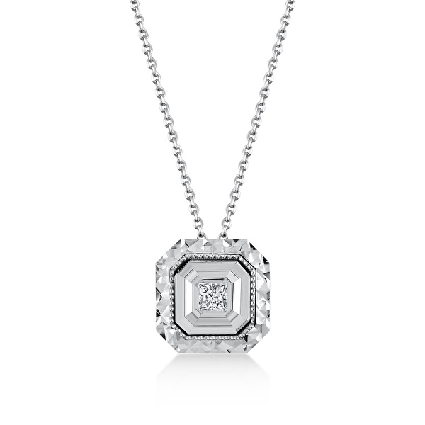 0,05 Karat Pırlanta Tasarım kolye Ddiamond