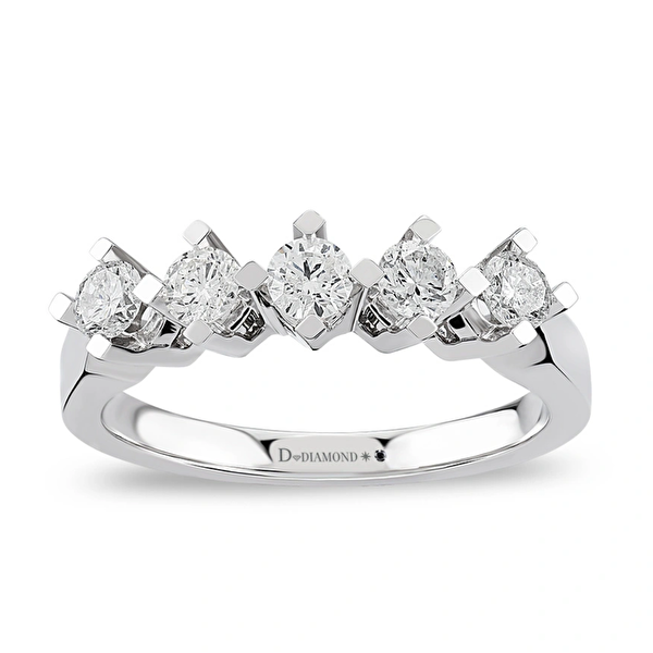 1,25 Karat Pırlanta Beştaş Yüzük  Ddiamond