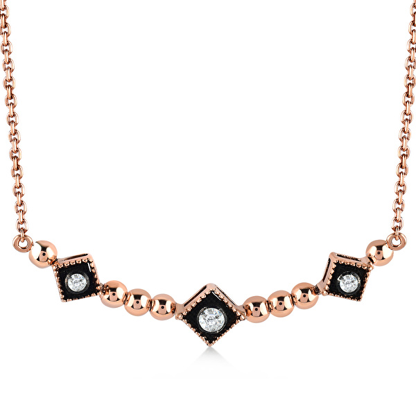 0,07 Karat Elmas Pırlanta Kolye Ddiamond