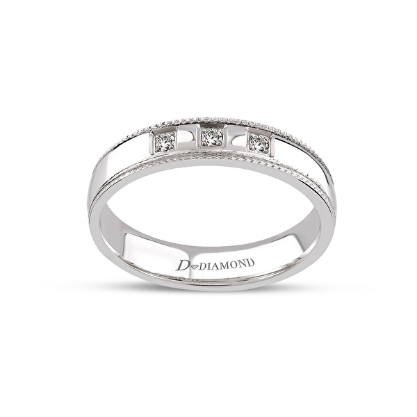 Özel Tasarım Kadın Alyans  Ddiamond