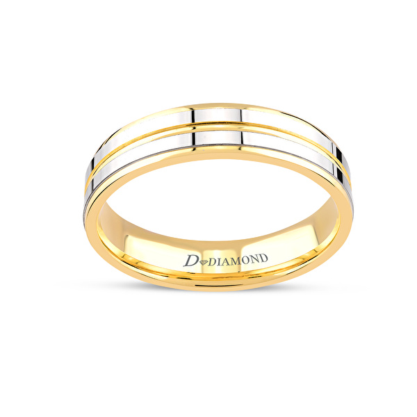 Özel Tasarım Erkek Alyans  Ddiamond