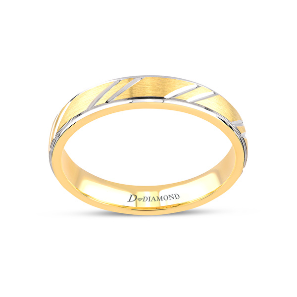 Özel Tasarım Erkek Alyans  Ddiamond