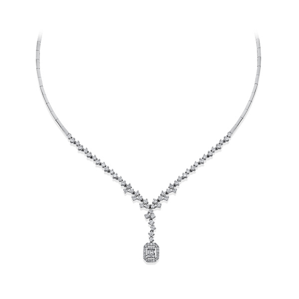 1,25 Karat Pırlanta Baget Gerdanlık Ddiamond