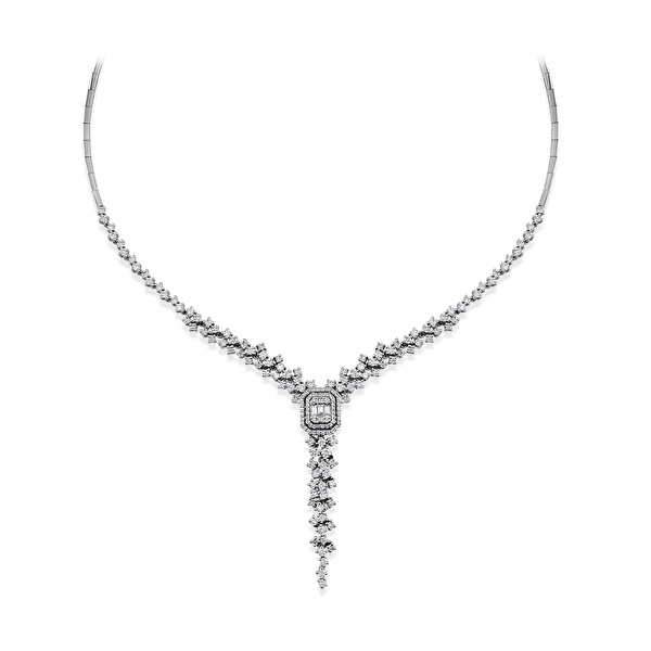 2,94 Karat Pırlanta Baget Gerdanlık Ddiamond