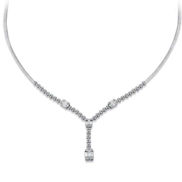 1,60 Karat Pırlanta Baget Gerdanlık Ddiamond