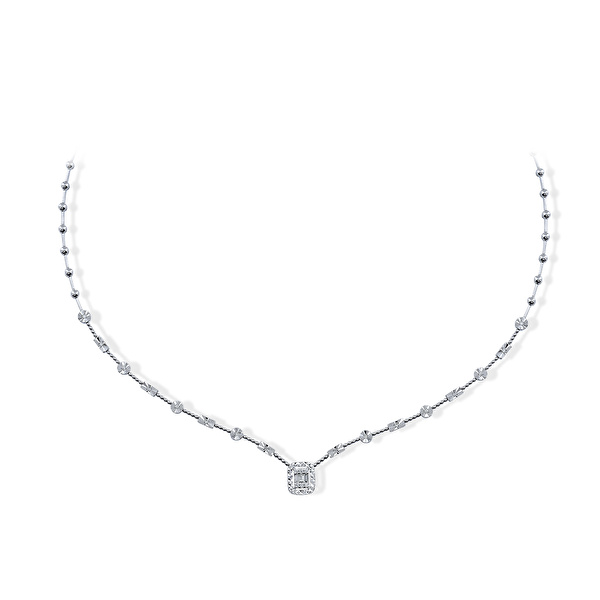 0,23 Karat Pırlanta Baget Gerdanlık Ddiamond