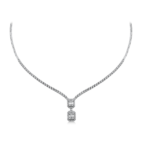 0,85 Karat Pırlanta Baget Gerdanlık Ddiamond