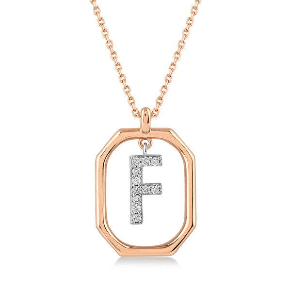 0,08 Karat F Harfi Pırlanta Kolye Ddiamond