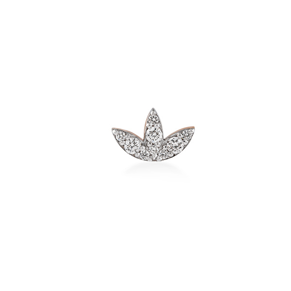 0,13 Karat Pırlanta Tragus Küpe