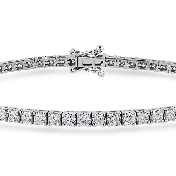 2,50 Karat Pırlanta Su Yolu Bileklik