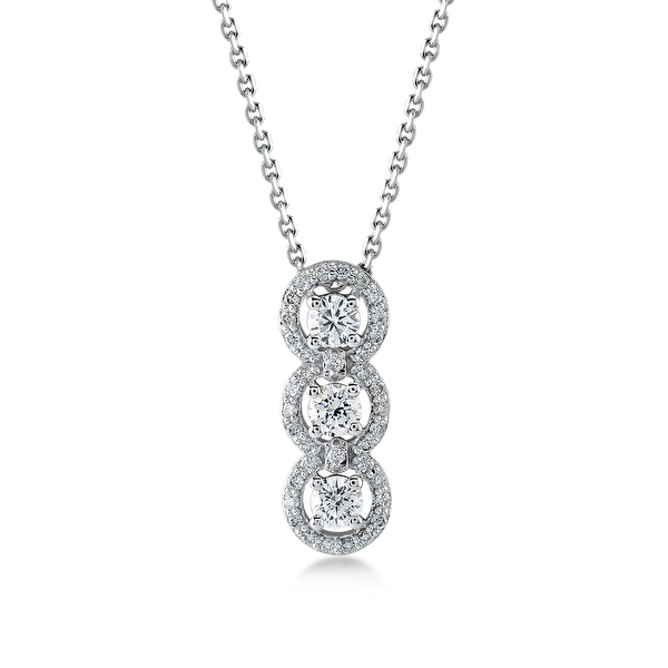 0,38 Karat Pırlanta Tasarım Kolye Ddiamond