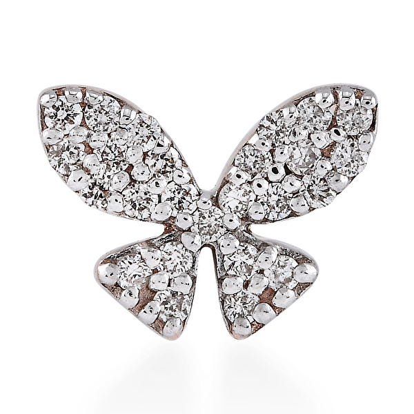 0,07 Karat Pırlanta Tragus Küpe Ddiamond