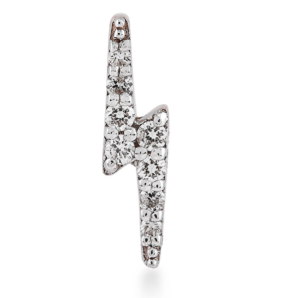0,04 Karat Pırlanta Tragus Küpe Ddiamond