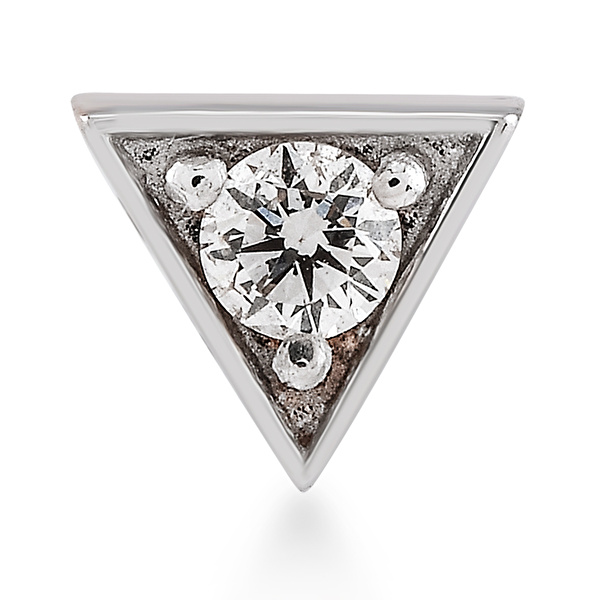 0,04 Karat Pırlanta Tragus Küpe Ddiamond