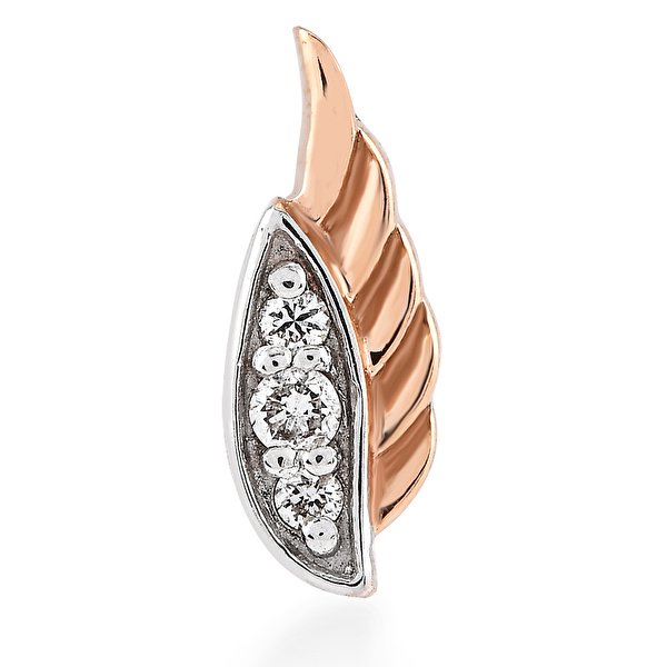 0,02 Karat Pırlanta Tragus Küpe Ddiamond