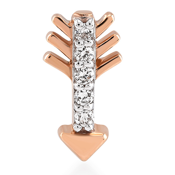 0,03 Karat Pırlanta Tragus Küpe Ddiamond