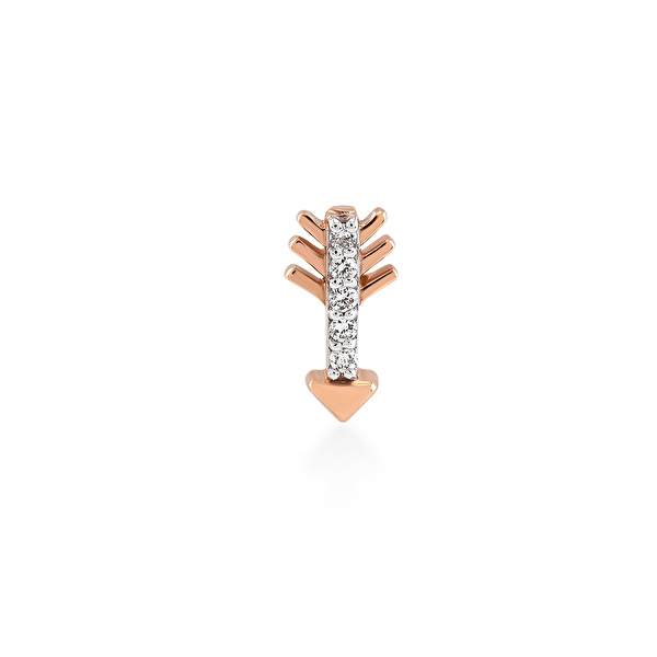 0,03 Karat Pırlanta Tragus Küpe