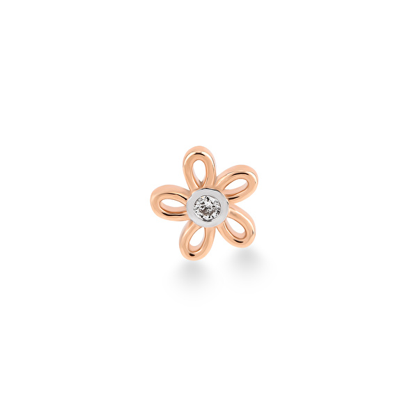 0,04 Karat Pırlanta Tragus Küpe