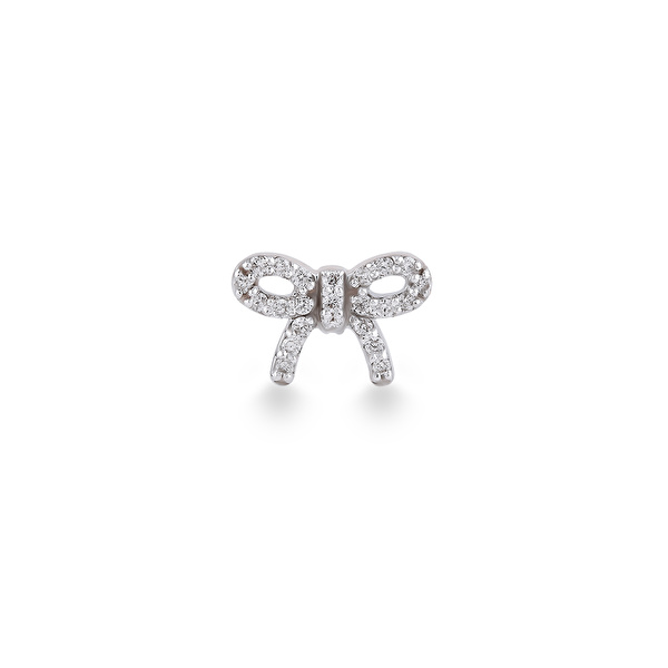 0,06 Karat Pırlanta Tragus Küpe