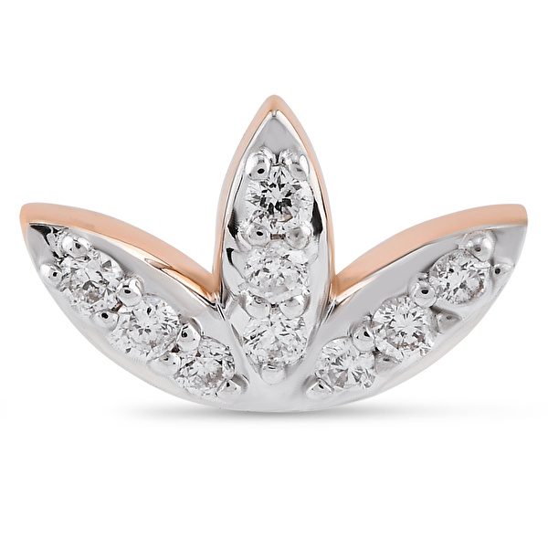 0,07 Karat Pırlanta Tragus Küpe Ddiamond