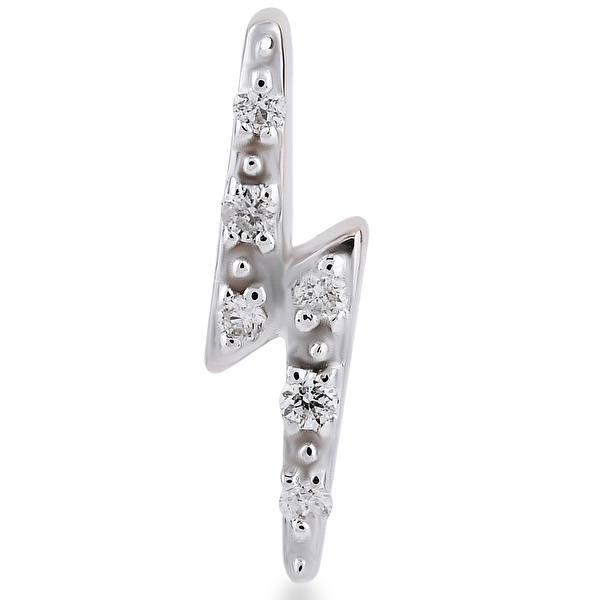 0,02 Karat Pırlanta Tragus Küpe