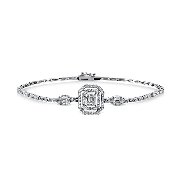 0,84 Karat Pırlanta Baget Bileklik Ddiamond
