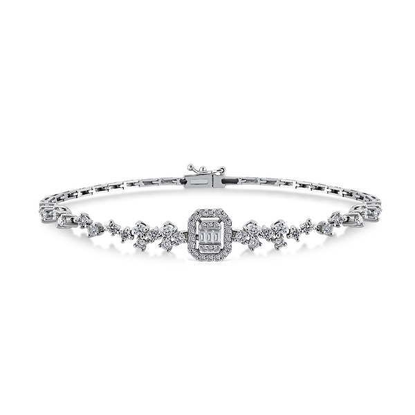 0,70 Karat Pırlanta Baget Bileklik Ddiamond
