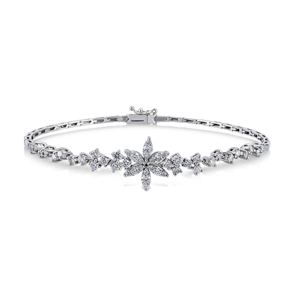 0,93 Karat Tasarım Pırlanta Bileklik Ddiamond