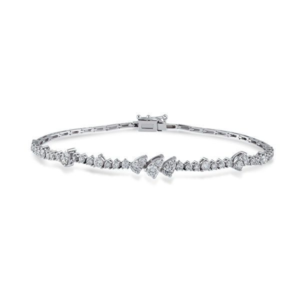 1,35 Karat Tasarım Pırlanta Bileklik Ddiamond