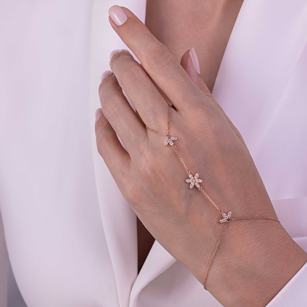 0,50 Karat Şahmeren Pırlanta Bileklik  Ddiamond