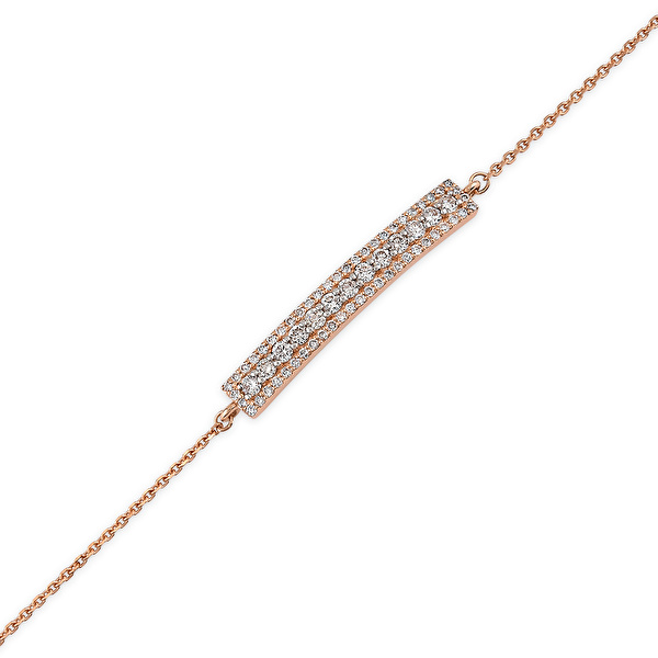 0,46 Karat Tasarım Pırlanta Bileklik Ddiamond