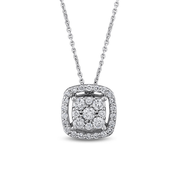 0,25 Karat Pırlanta Tasarım Kolye Ddiamond