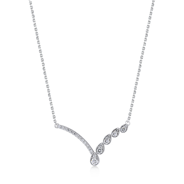 0,24 Karat Pırlanta Tasarım Kolye Ddiamond
