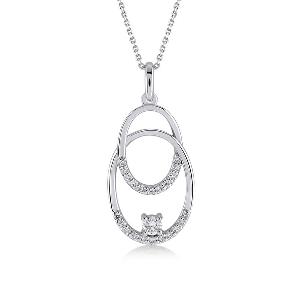 0,14 Karat Pırlanta Tasarım Kolye Ddiamond