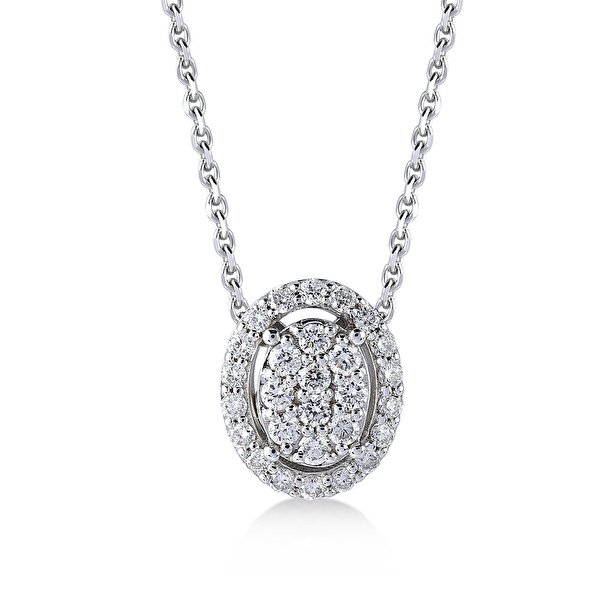 0,30 Karat Pırlanta Tasarım Kolye Ddiamond