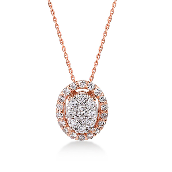 0,25 Karat Pırlanta Tasarım Kolye Ddiamond