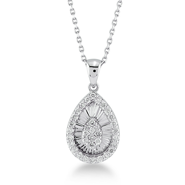 0,25 Karat Pırlanta Tasarım Kolye Ddiamond