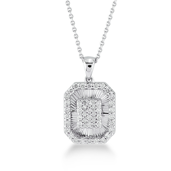 0,40 Karat Pırlanta Tasarım Kolye Ddiamond