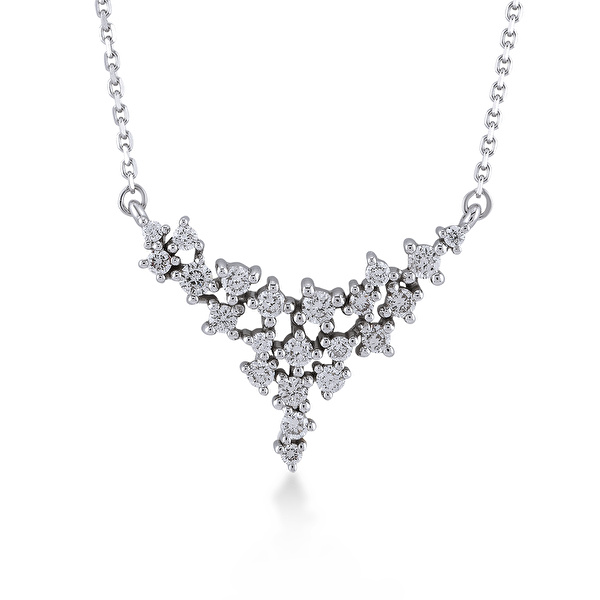 0,35 Karat Pırlanta Tasarım Kolye Ddiamond