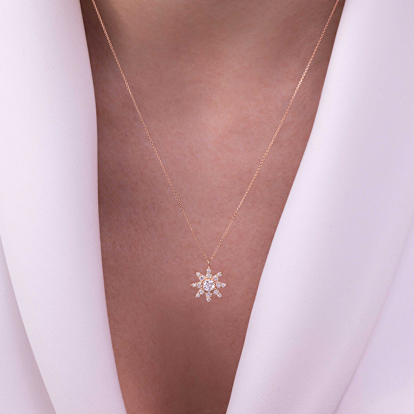 0,53 Karat Tasarım Pırlanta Kolye