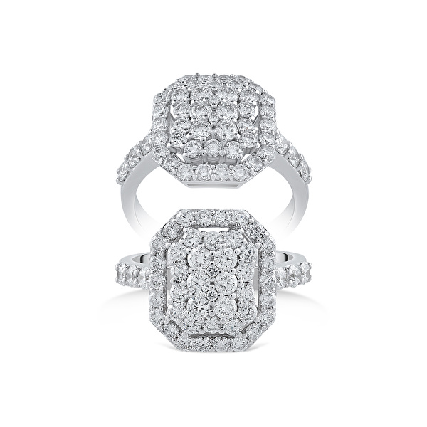 1,60 Karat Tasarım Pırlanta Yüzük Ddiamond